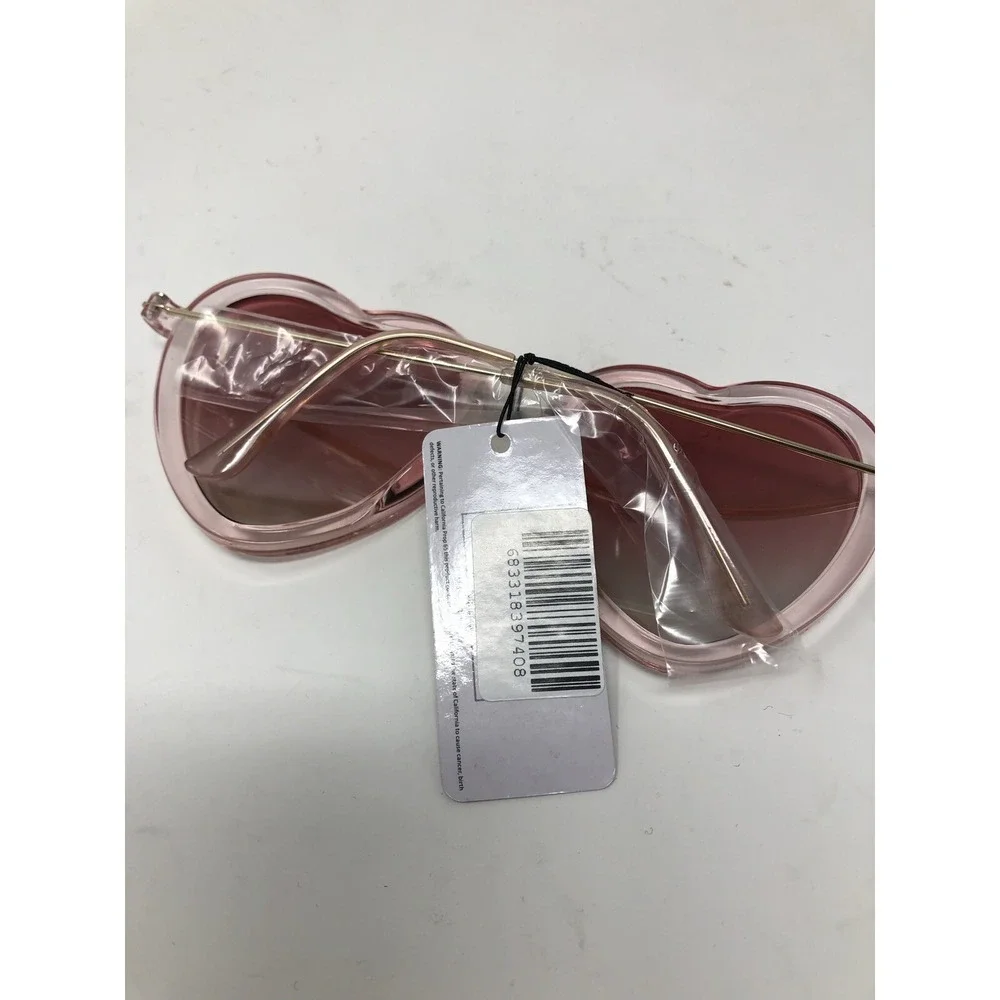 PINK Circular Plastic bag see through with‎ passport wallet, sunglasses & strap